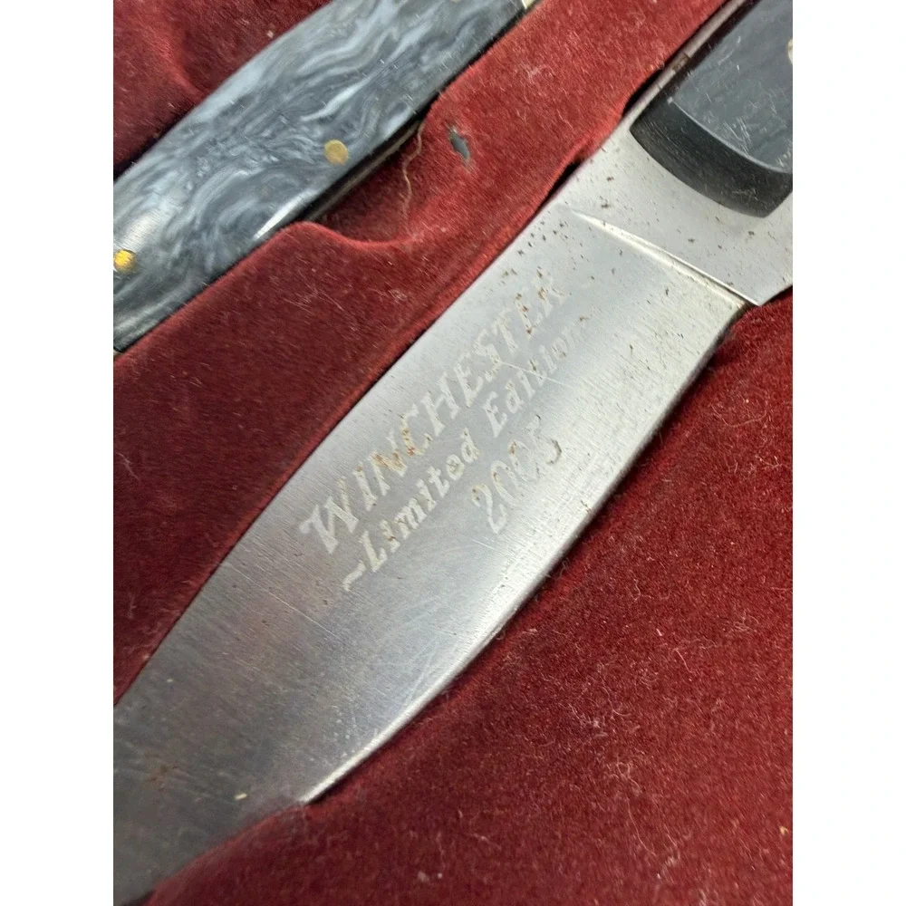Winchester 2005 Limited Edition 3 Piece Knife Set with Collector Tin Western